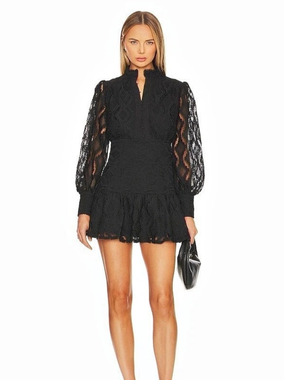 Bardot Remy Mini Dress in Black